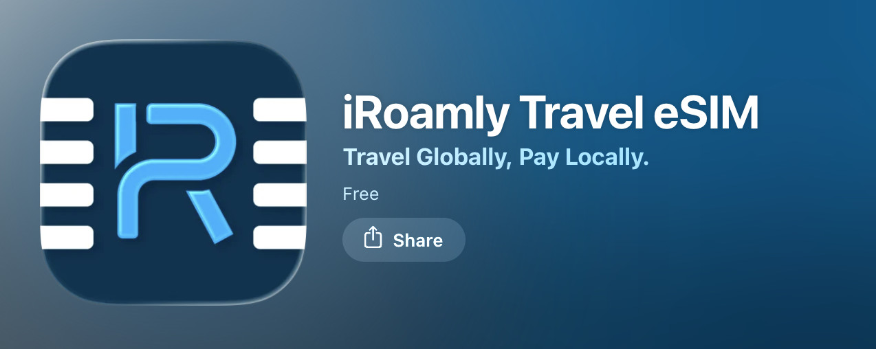 iRoamly 免费eSIM申请教学